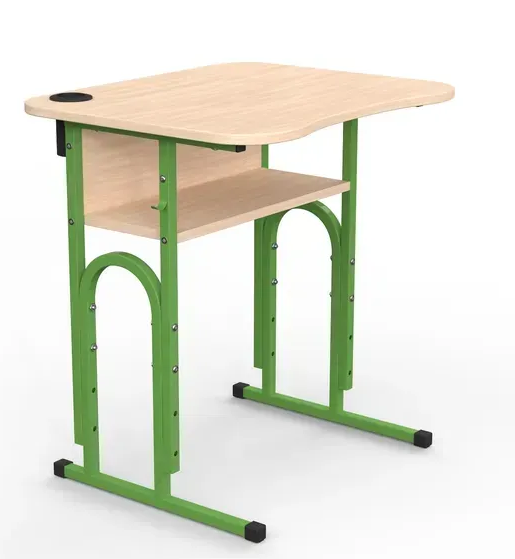 Стіл учнівський 05 №4-6/600х500 без полиці МФ Вересень